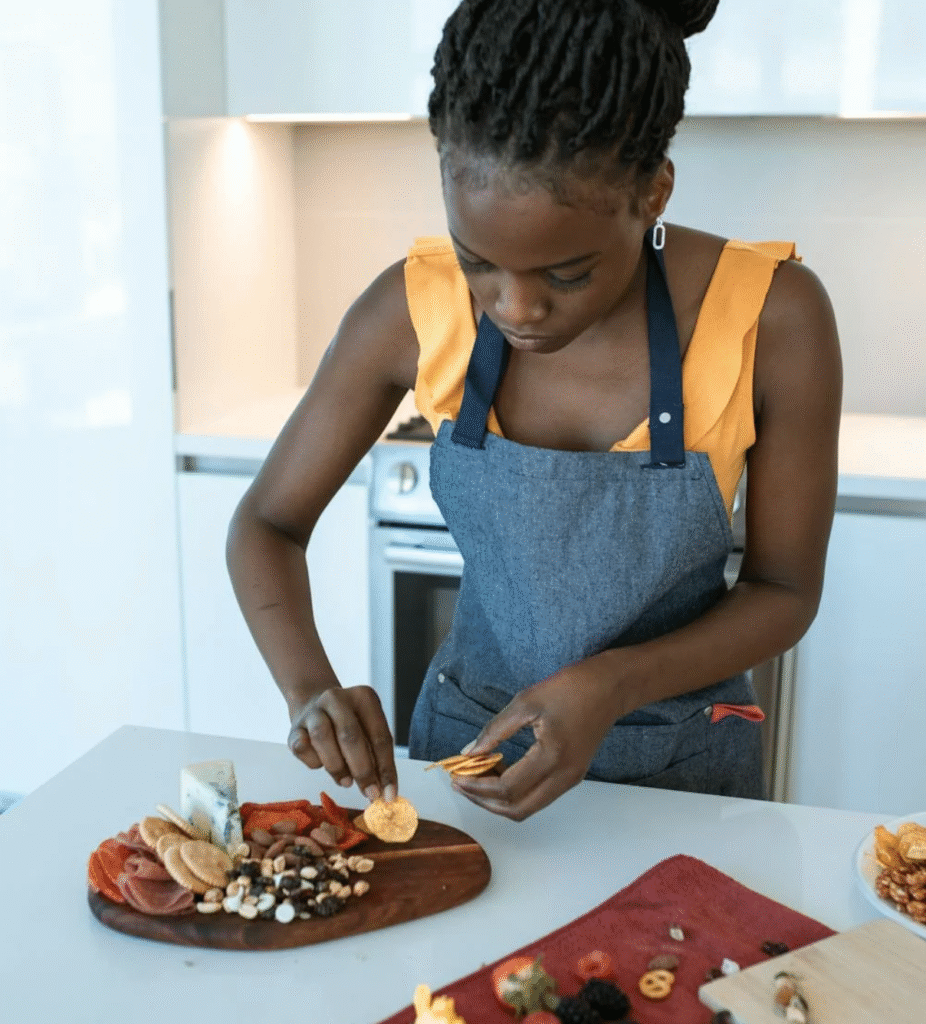 The female chef
